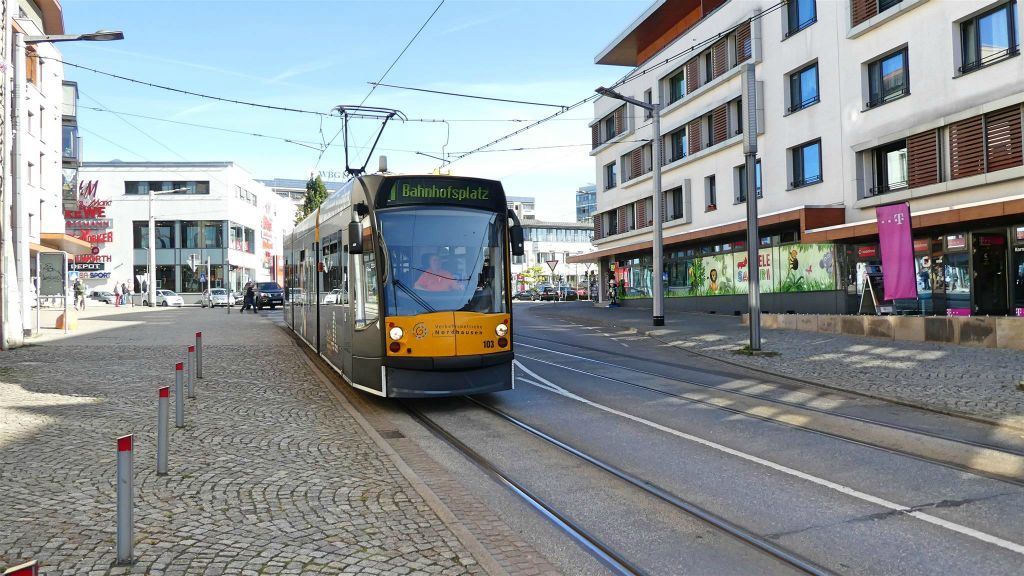 NORDHAUSEN - een tram