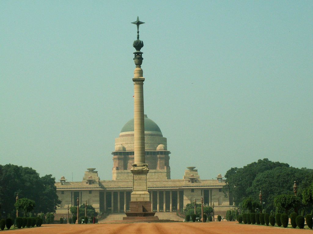 INDIA - DELHI - het parlement house