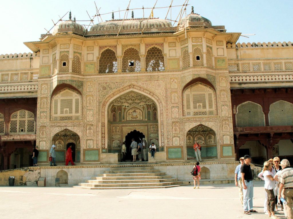 INDIA - JAIPUR - het Amber Fort