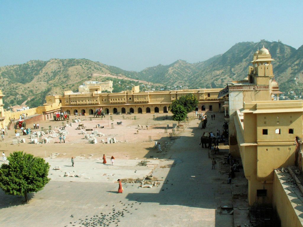 INDIA - JAIPUR - het Amber Fort