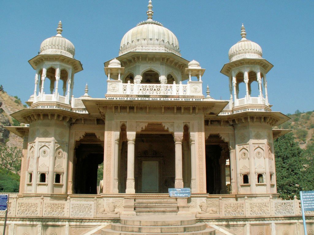 INDIA - JAIPUR - de Royal Gaitor (Cenotaphs of Gatore)