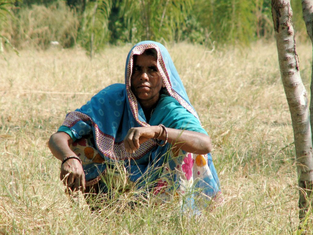 INDIA - JAIPUR - een vrouw