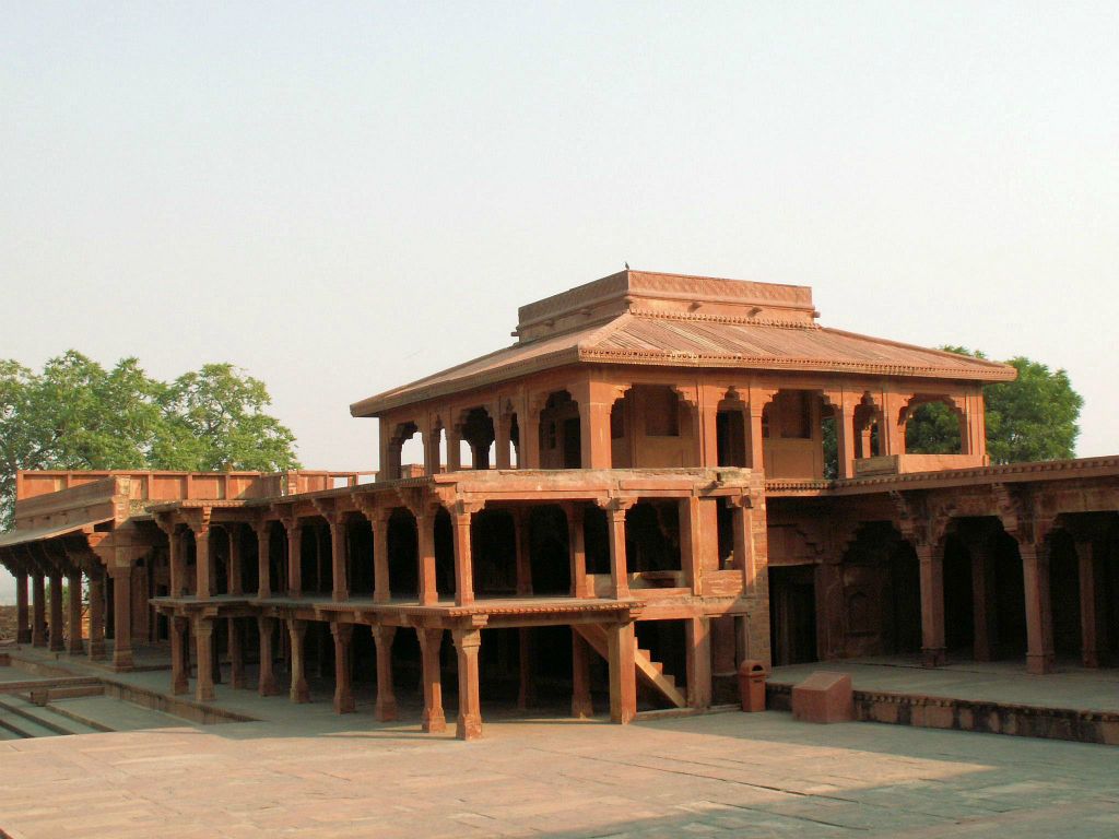 INDIA - SIKRI - de Fatehpur Sikri (verlaten 16e eeuwse Mogolstad)