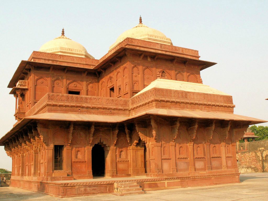 INDIA - SIKRI - de Fatehpur Sikri (verlaten 16e eeuwse Mogolstad)