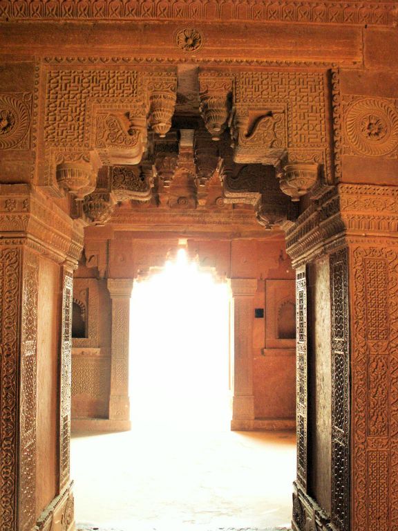 INDIA - SIKRI - de Fatehpur Sikri (verlaten 16e eeuwse Mogolstad)