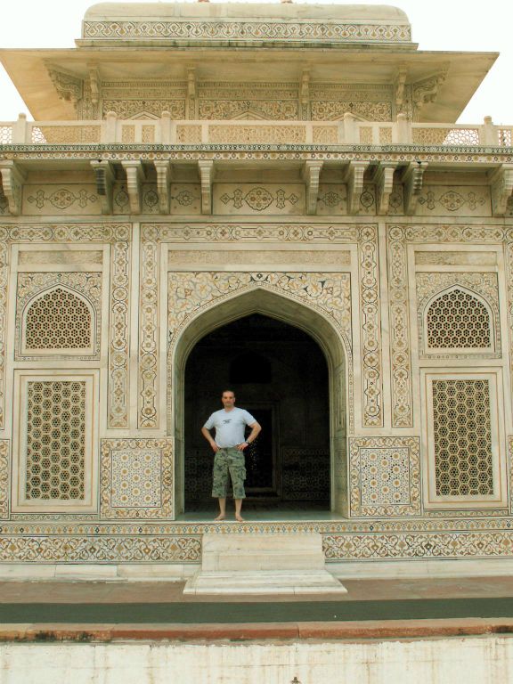 INDIA - AGRA - Carlos bij de Itimad-ud-Daulah