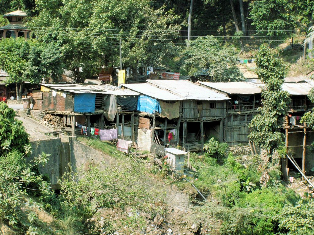 NEPAL - SHIVPATINAGAR -> CHITWAN NP - enkele huizen