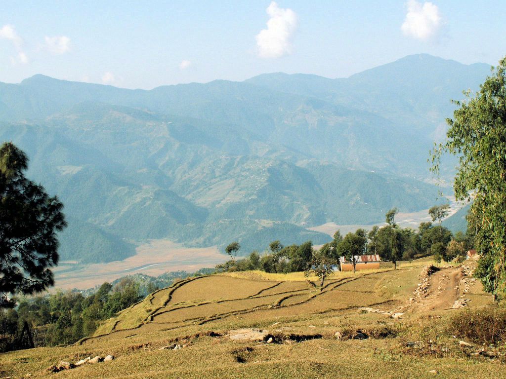 NEPAL - POKHARA - het landschap