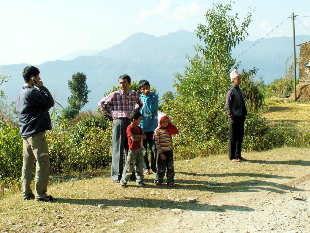 NEPAL - POKHARA - enkele mensen