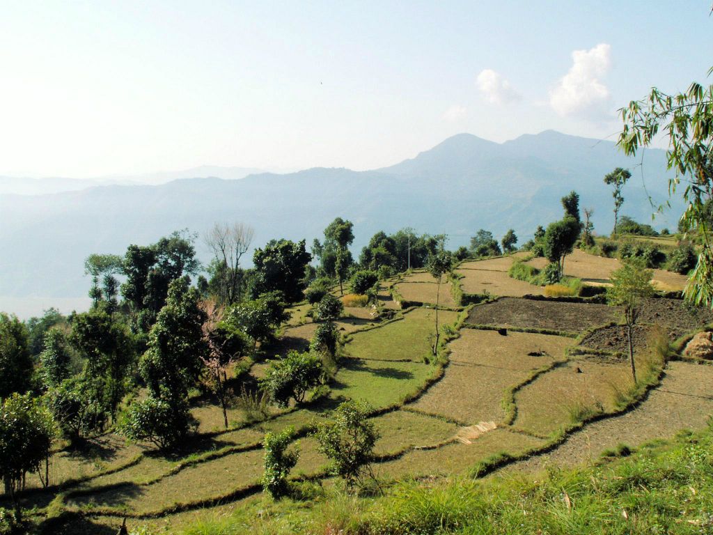 NEPAL - POKHARA - het landschap