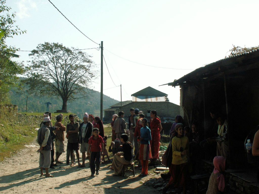 NEPAL - POKHARA - enkele mensen