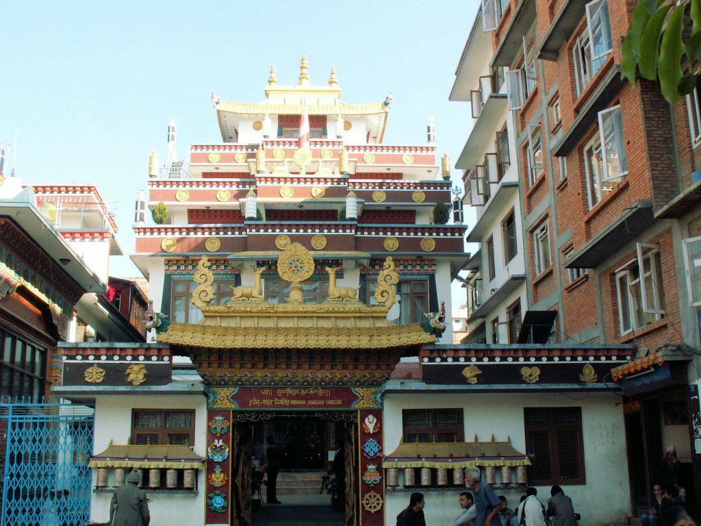 NEPAL - KATHMANDU - de Drubgon Jangchup Choelling tempel