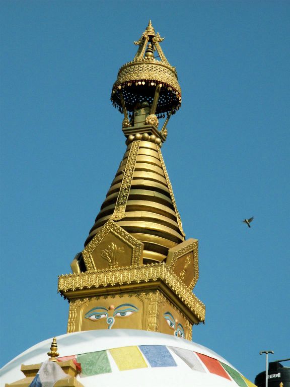 NEPAL - KATHMANDU - de Kathesimbhu stoepa