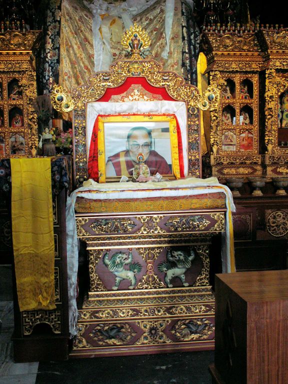 NEPAL - KATHMANDU - een foto van Dalai Lama