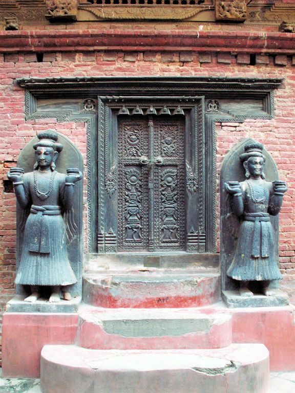 NEPAL - KATHMANDU (BHAKTAPUR) - het old royal palace