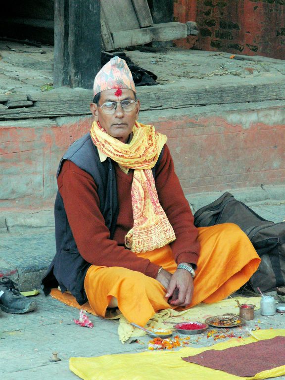NEPAL - KATHMANDU (PATAN) - een levenslot verteller