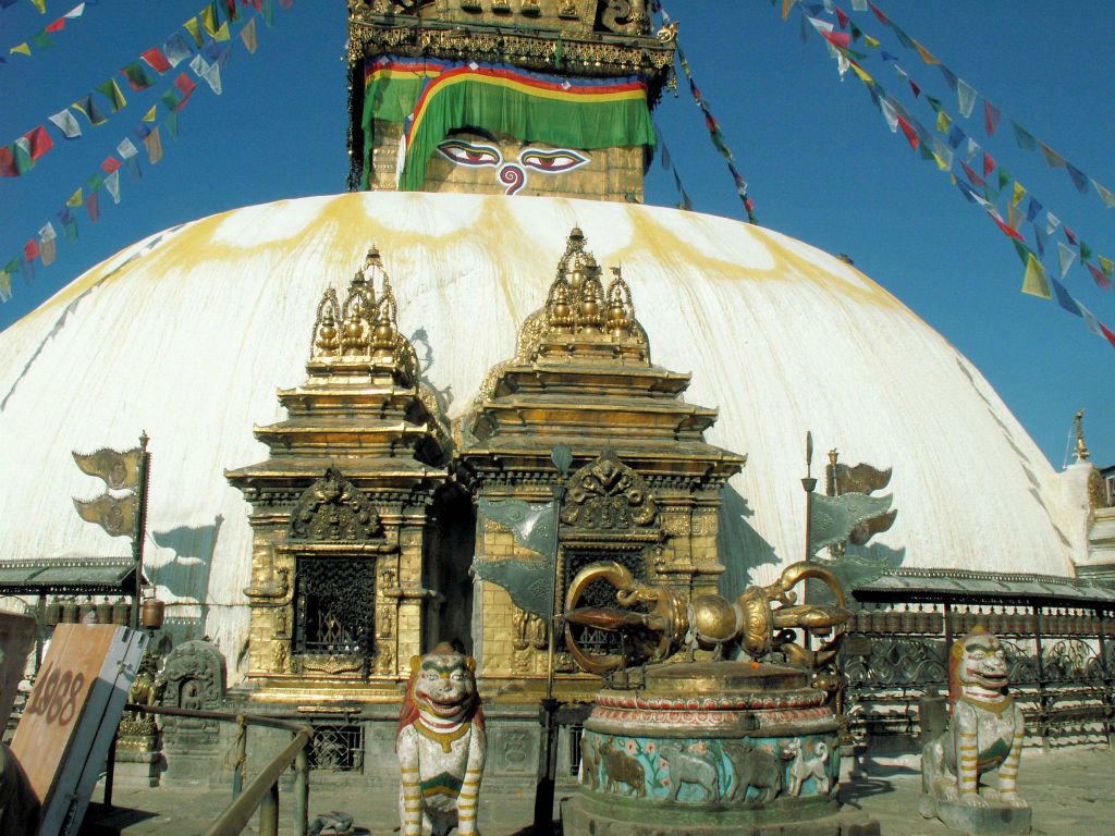 NEPAL - KATHMANDU - de Swayambhunath stoepa
