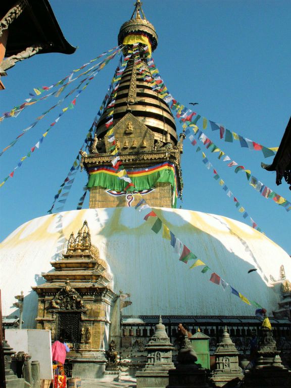 NEPAL - KATHMANDU - de Swayambhunath stoepa