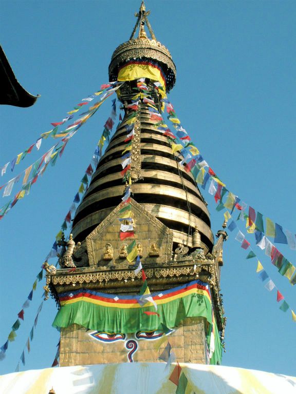 NEPAL - KATHMANDU - de Swayambhunath stoepa