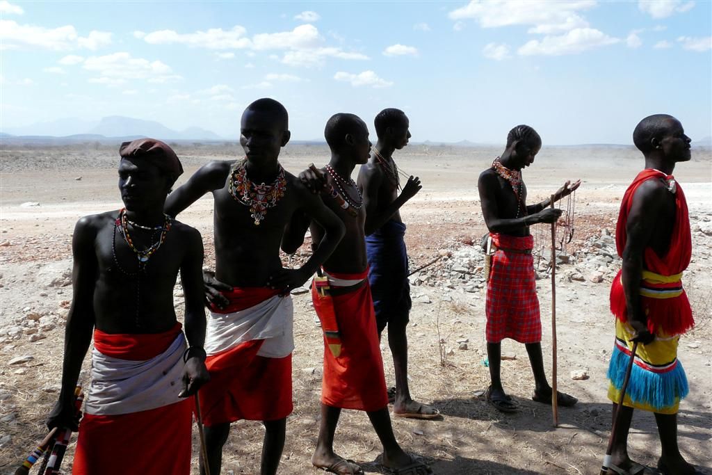 KENIA - BUFFALO SPRINGS - > SHABA NATIONAL PARK - Samburu mannen