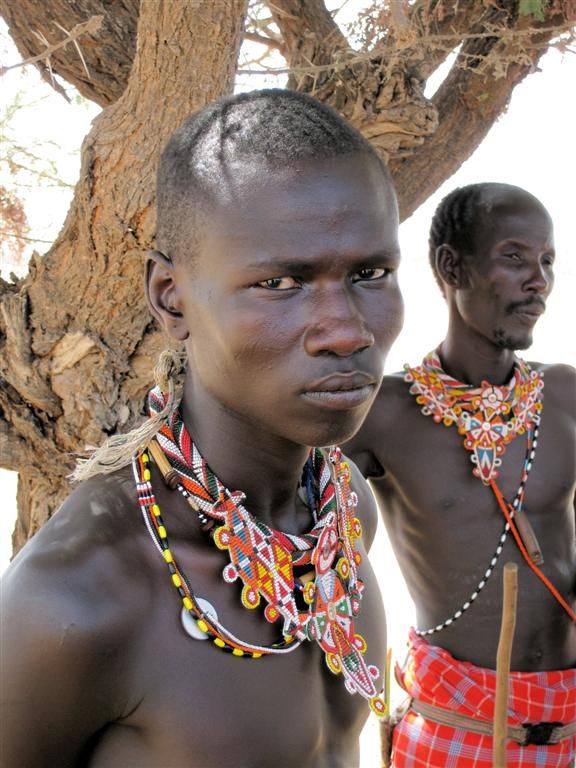 KENIA - BUFFALO SPRINGS - > SHABA NATIONAL PARK - Samburu mannen