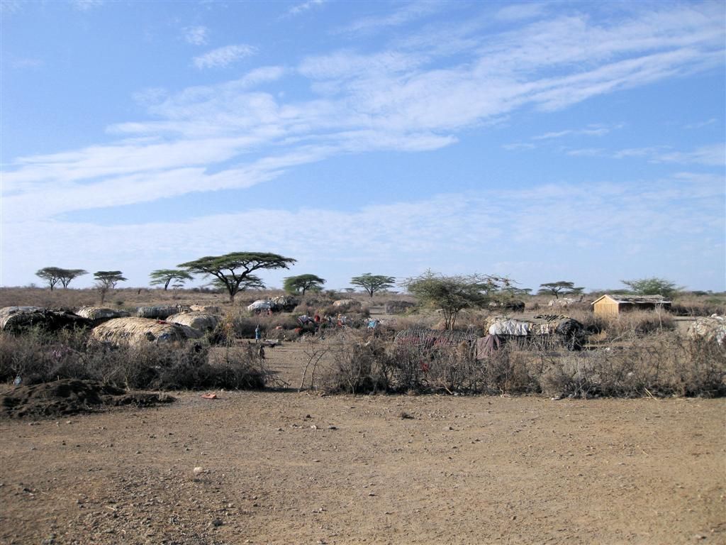 KENIA - BUFFALO SPRINGS - > SHABA NATIONAL PARK - dorp van een Samburu stam