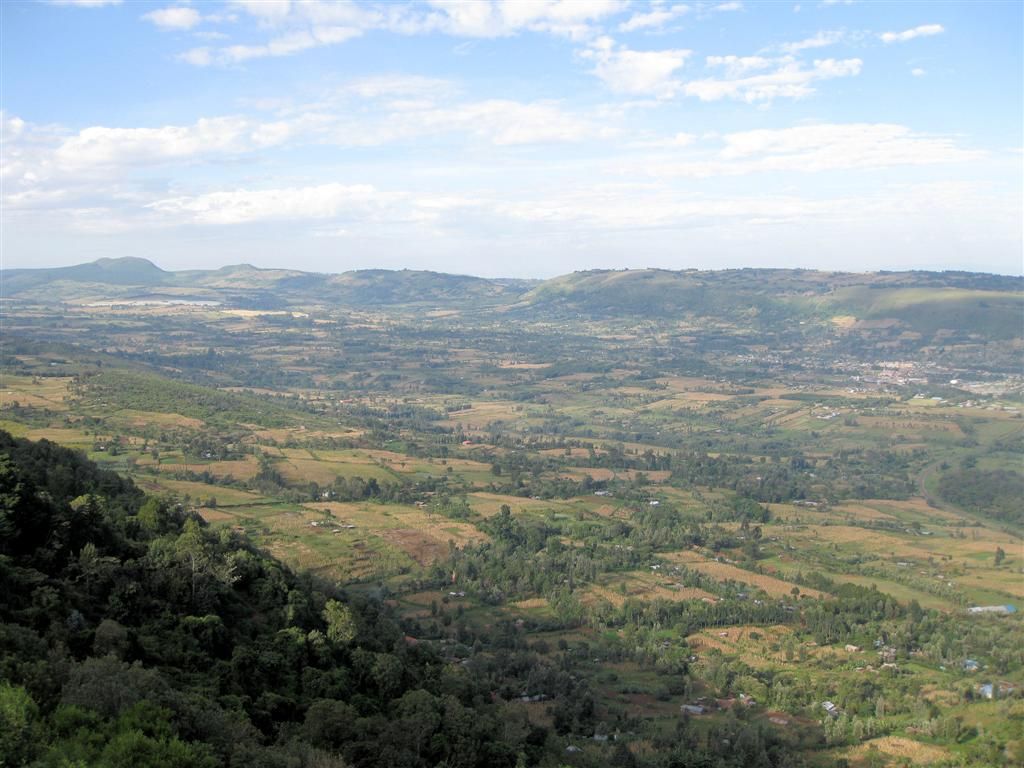 KENIA - NYAHURURU -> LAKE NAKURU NATIONAL PARK - uitzicht op Great Rift Valley