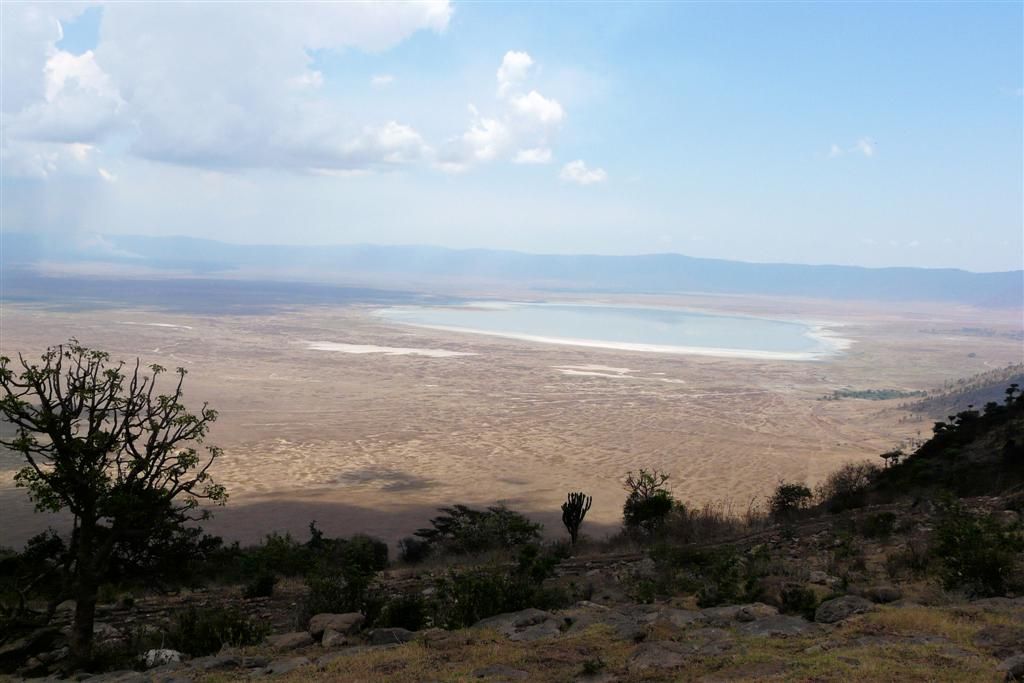 TANZANIA - NGORONGOROKRATER - uitzicht op de Ngorongorokrater