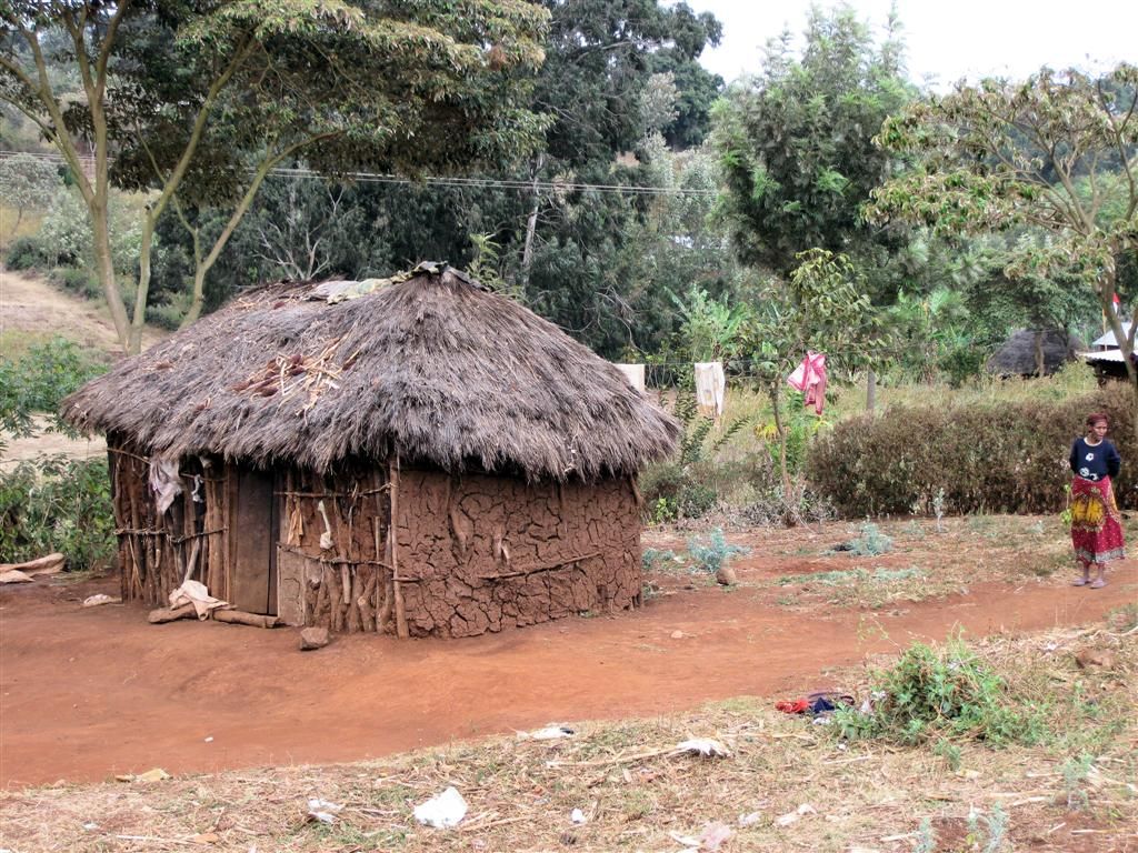 TANZANIA - NGORONGOROKRATER -> ARUSHA - Tanzaniaans huisje