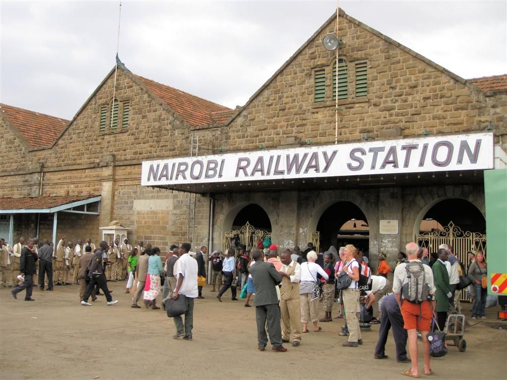 KENIA - NAIROBI - het treinstation van Nairobi