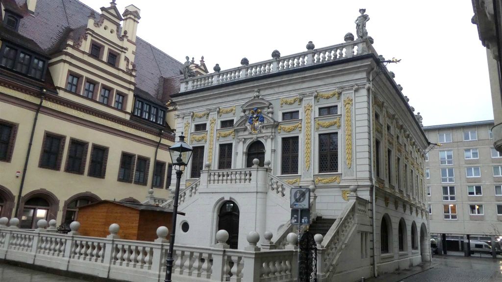 LEIPZIG - een oud beurs gebouw