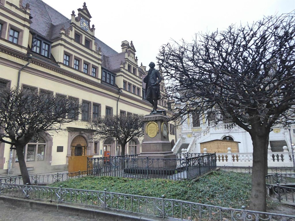 LEIPZIG - het Goethe-monument