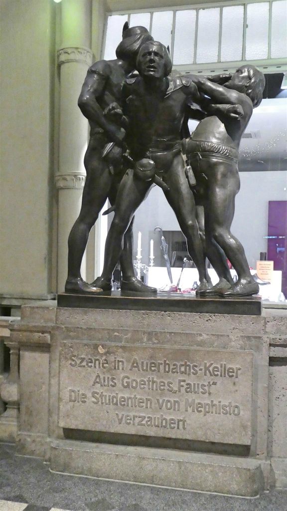 LEIPZIG - een kunstwerk in de Mädler Passage