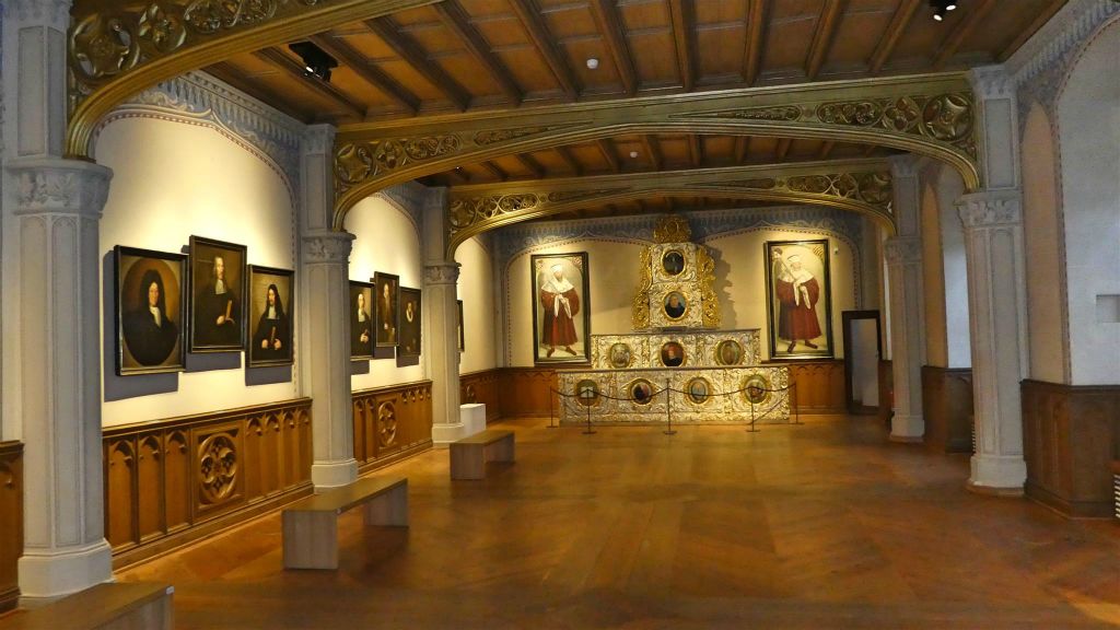 WITTENBERG - een zaal in het Lutherhuis