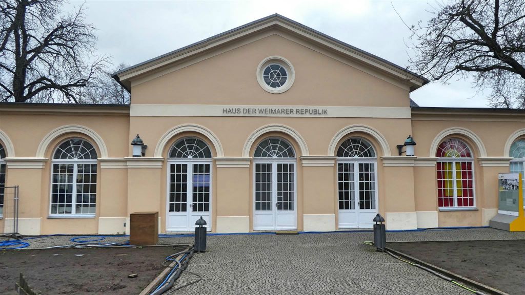 WEIMAR - het huis van de Weimar-republiek