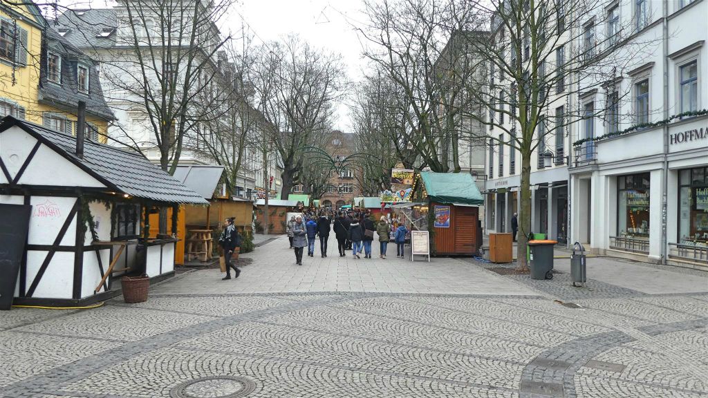 WEIMAR - de straat Schillerstraße