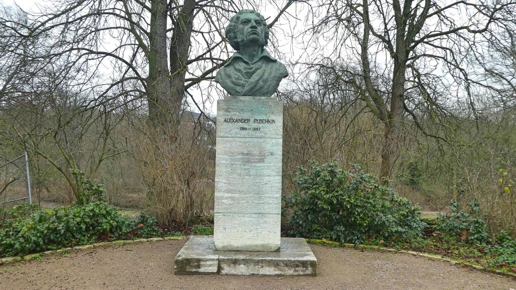 WEIMAR - het Alexander Pushkin-monument