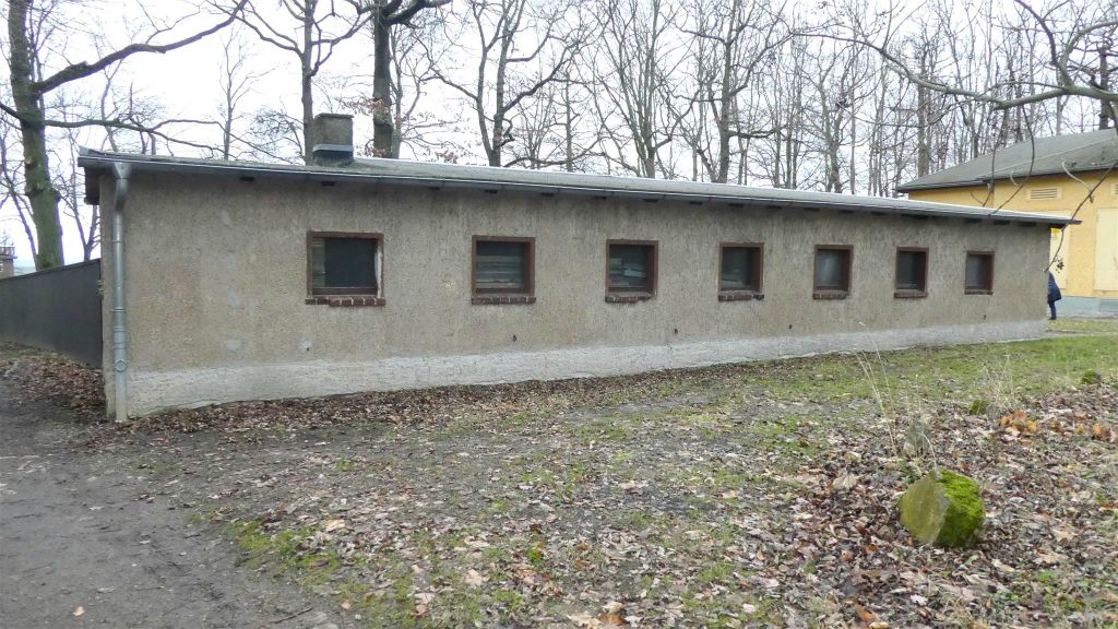 WEIMAR - de voormalige hondenkennels van het concentratiekamp Buchenwald