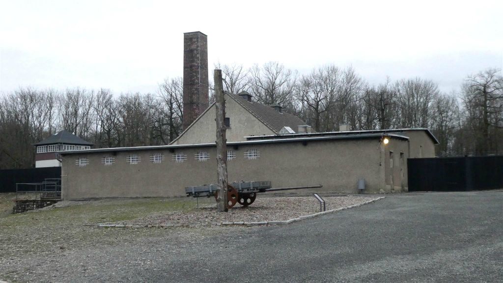 WEIMAR - de paardenstallen waar tevens executies werden uitgevoerd bij het concentratiekamp Buchenwald