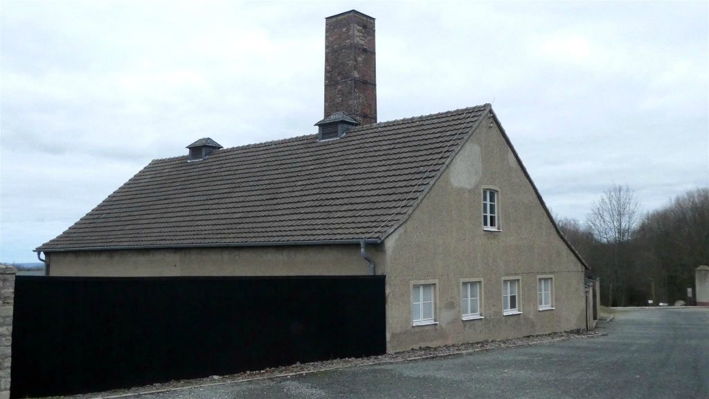 WEIMAR - het crematorium van het concentratiekamp Buchenwald