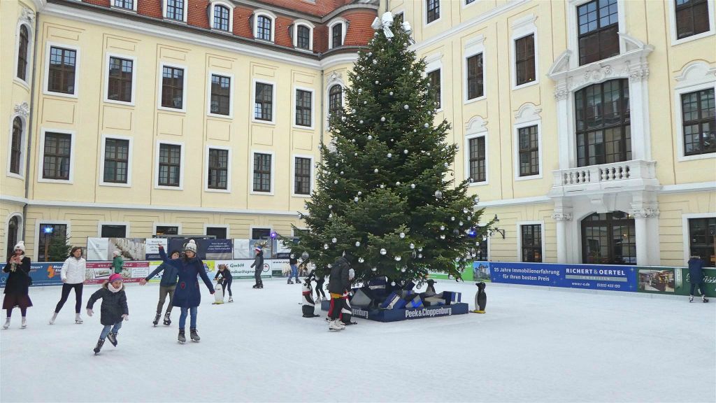 DRESDEN - een ijsbaan