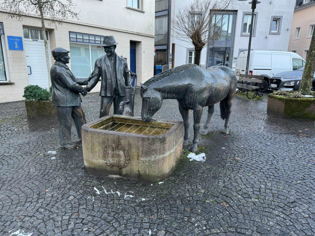 BITBURG - de paardenmarkt fontein