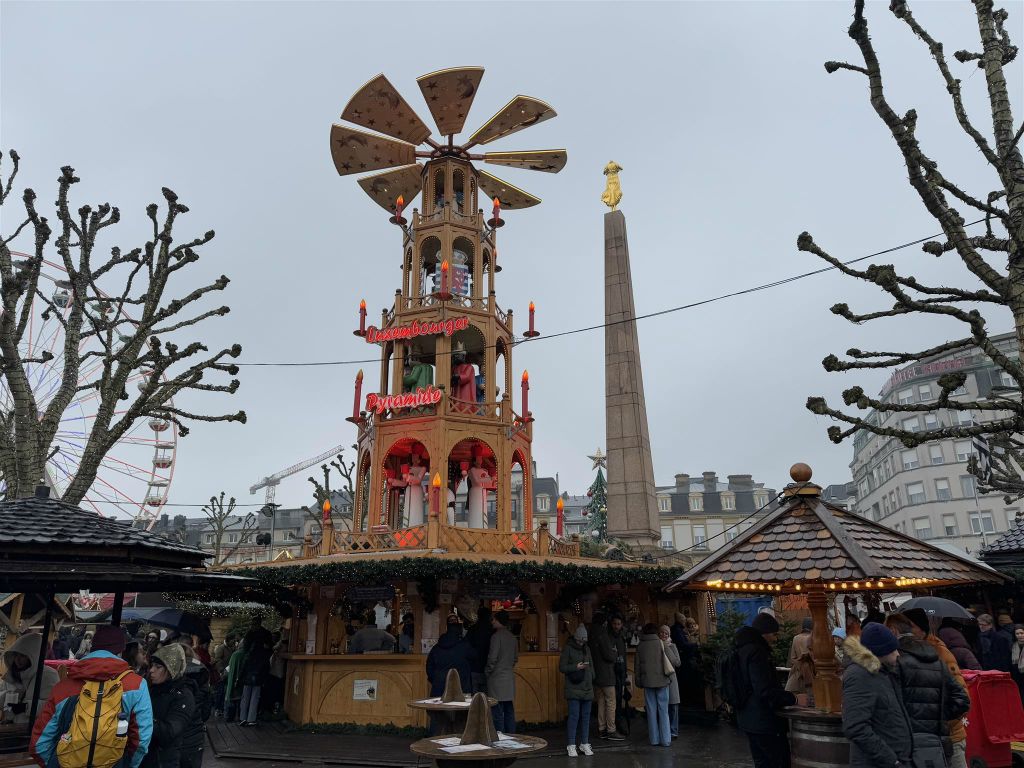 LUXEMBURG - een kerstmarkt