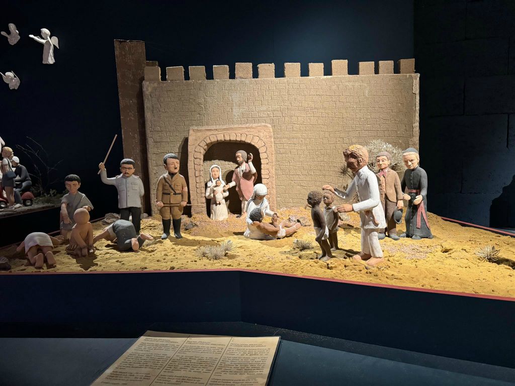 BÜLLINGEN - een kerststal in de kerststallententoonstelling Ars Krippana