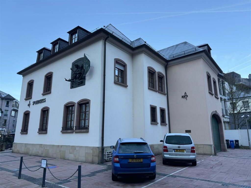 CLERVAUX - een gebouw van de Spuerkeess bank