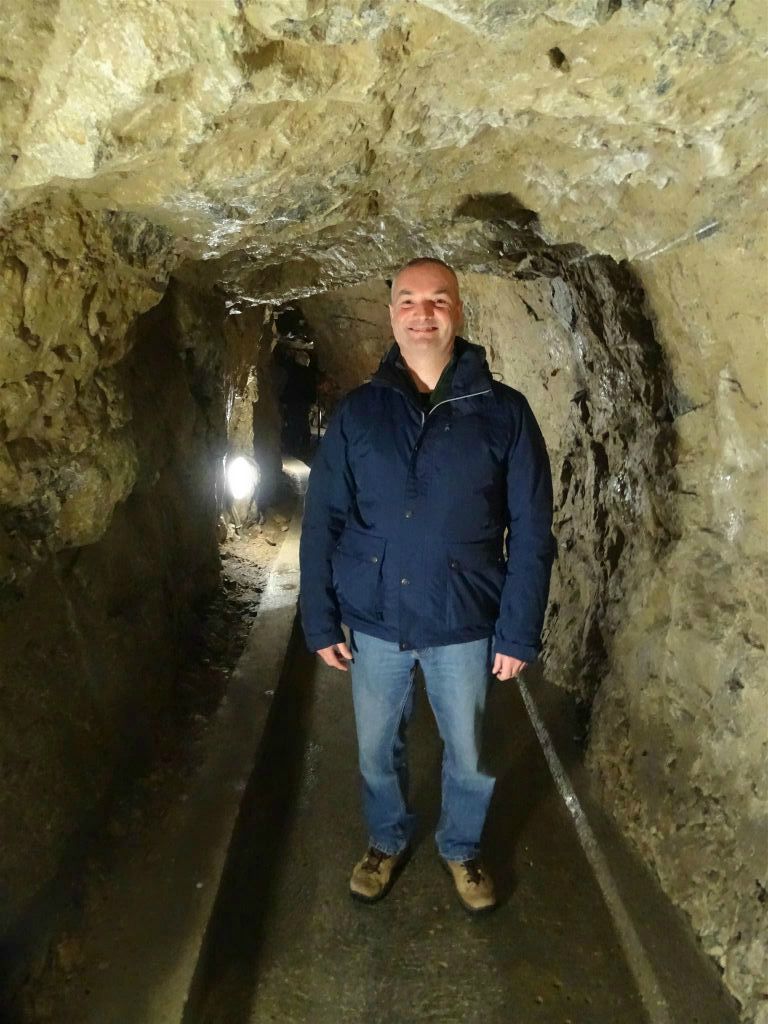 PUNKVA GROTTEN - Carlos in de Punkva grotten