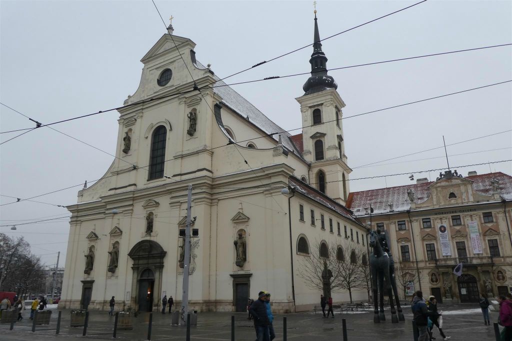 BRNO - de kerk van Sint Thomas