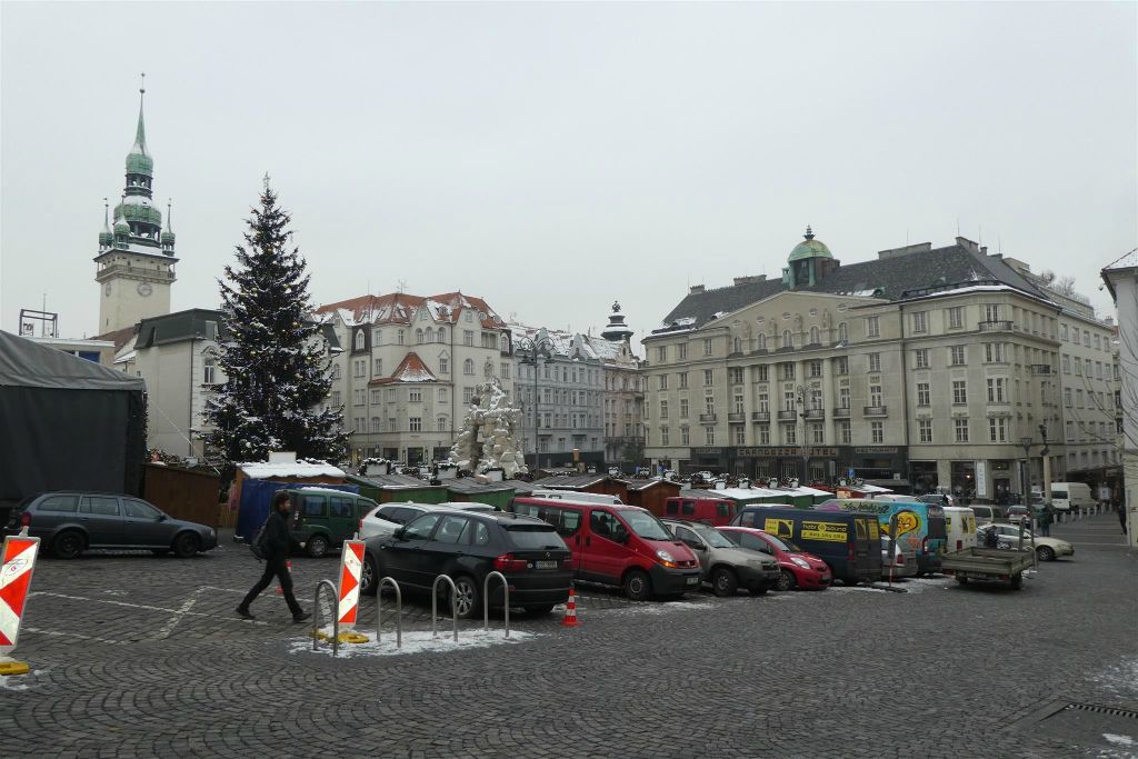 BRNO- het plein Zelný trh