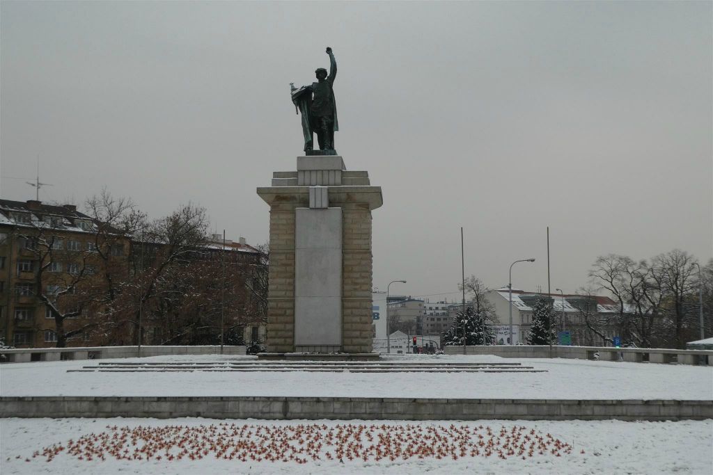 BRNO - een monument ter ere van de bevrijding van Brno op 26 april 1945 door het Rode Leger