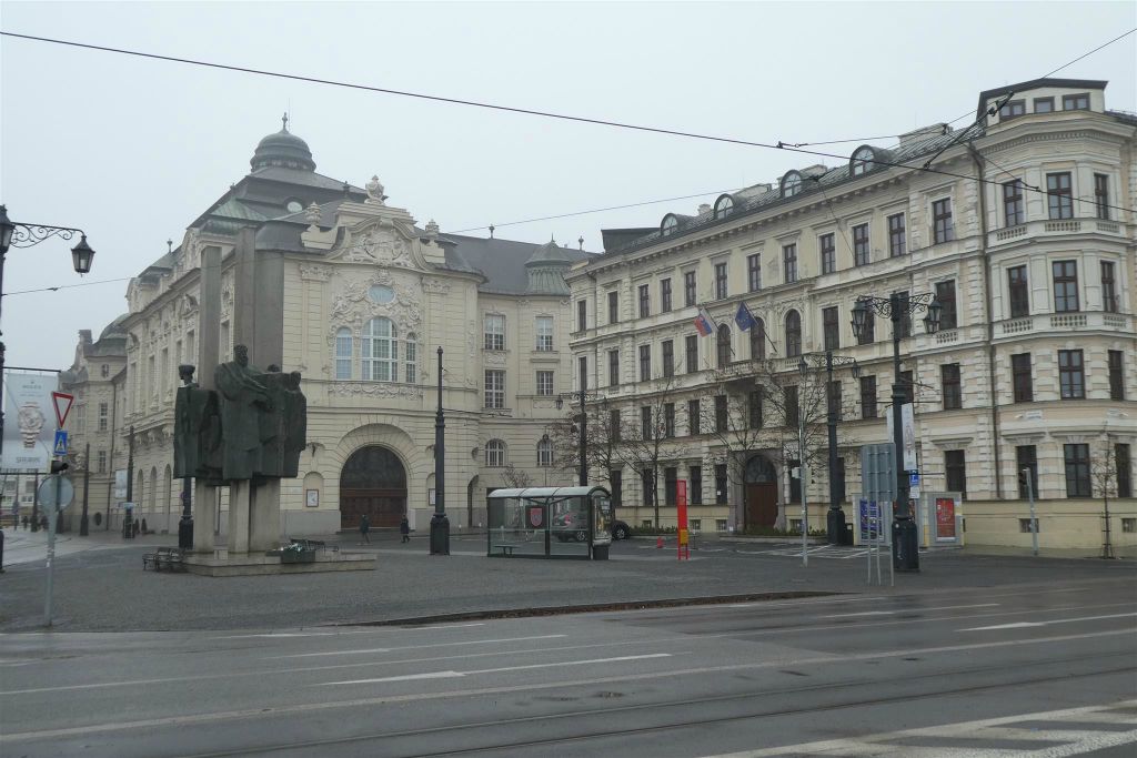 BRATISLAVA (SLOWAKIJE) - het Ludovit Stur  plein